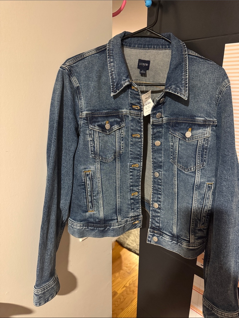 J. Crew Medium Wash Blue Denim Jacket
